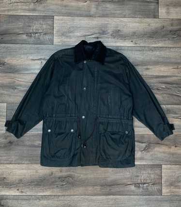 ジャケット・アウター Mc Orvis wachs-wetterjacke Barbour × Orvis Mc Orvis vintage wachs wetter wax jacket