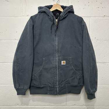 Vintage blue carhartt hooded - Gem Vintage blue carhartt hooded - Gem