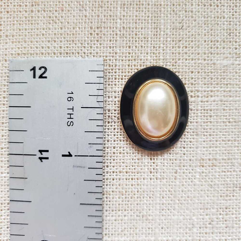 Vintage Kenneth Jay Lane KJL Pierced Earrings - image 4