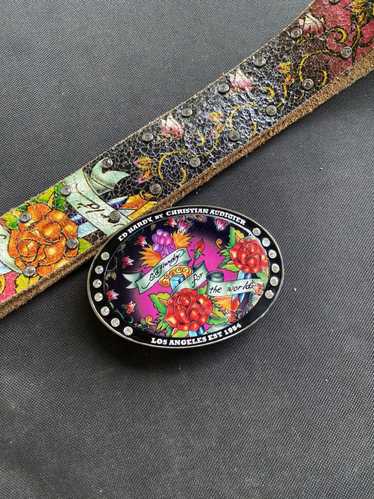 小物 Rare Ed Hardy Studs Design Belt Ed Hardy Tattoo Stud Belt | Hot Topic