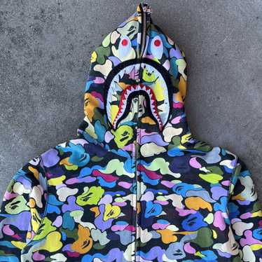 Bape multi zip shark - Gem