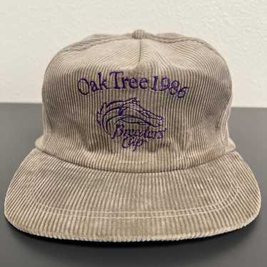 Vintage Breeders Cup Oak Tree 1986 Corduroy Hat - image 1
