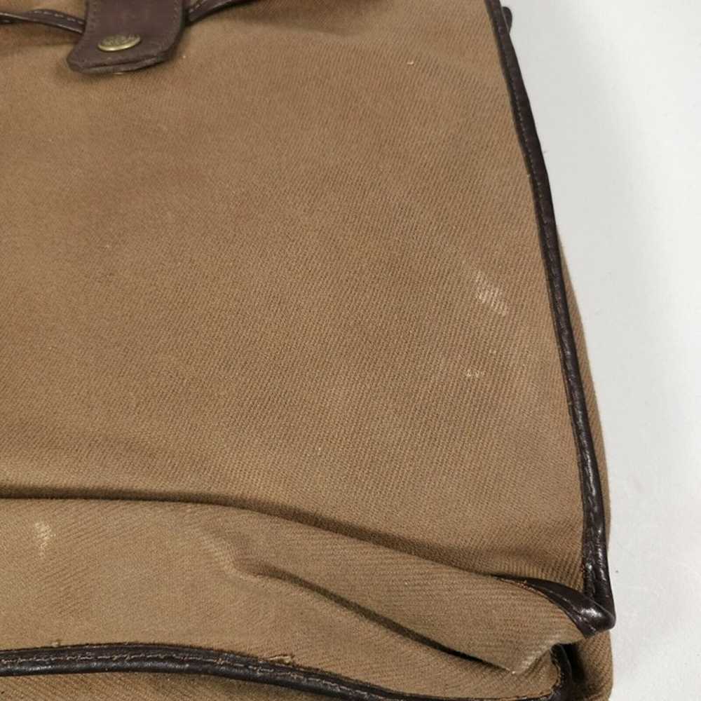 Vintage Mulholland Brothers Canvas & Leather  Bag… - image 7