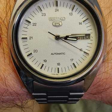 Vintage seiko 5 white - Gem