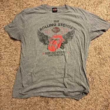 Harley Davidson rolling stones gray T-Shirt 2x 2x… - image 1