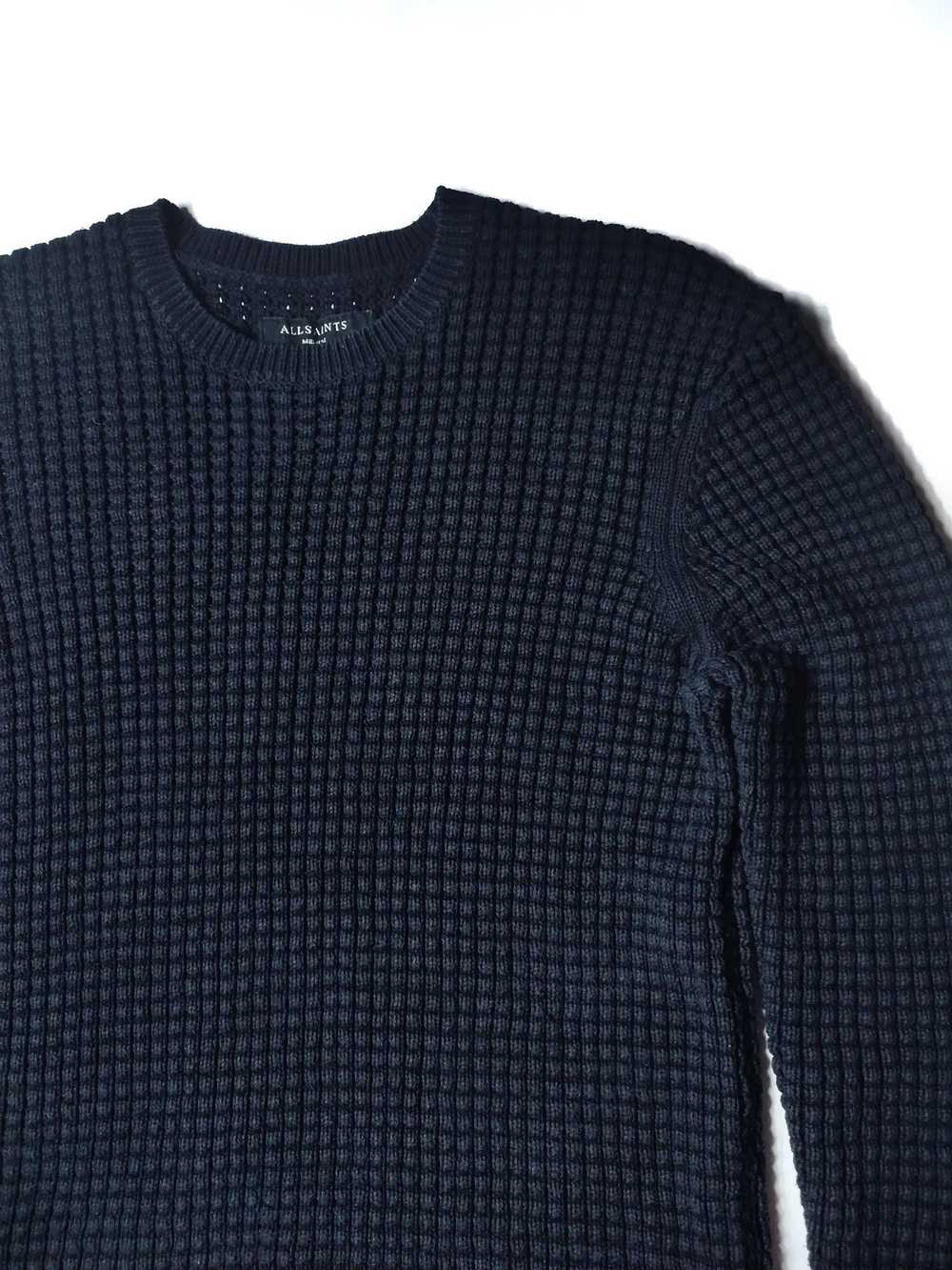 Allsaints × Streetwear Allsaints Waffle Knit Crew… - image 4