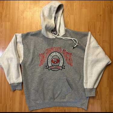90s ヴィンテージ リー サンフランシスコ 49ers 変形 スウェット Vintage 90s San Francisco 49ERS Football by Lee Sport