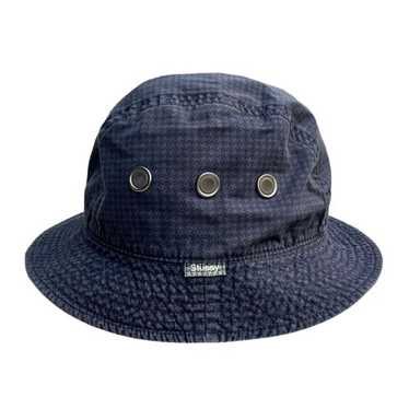 Vintage 1990s Black Stussy Bucket Hat Size Large - Etsy