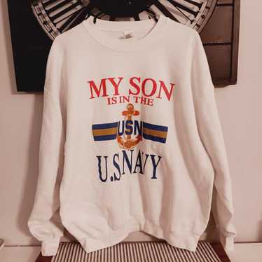 Vintage us navy sweatshirt - Gem