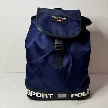 Vintage POLO SPORT ネイビー バックパック Vintage POLO SPORT ネイビー バックパック VTG 90's Polo Sport