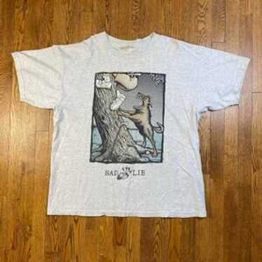 トップス 90s henryneck long t-shirt dog fullprint Vintage 90s bad dog - Gem