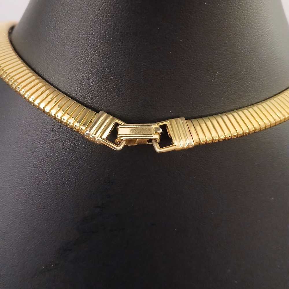 Kenneth Jay Lane for Avon Gold Tone Rhinestone Ne… - image 8