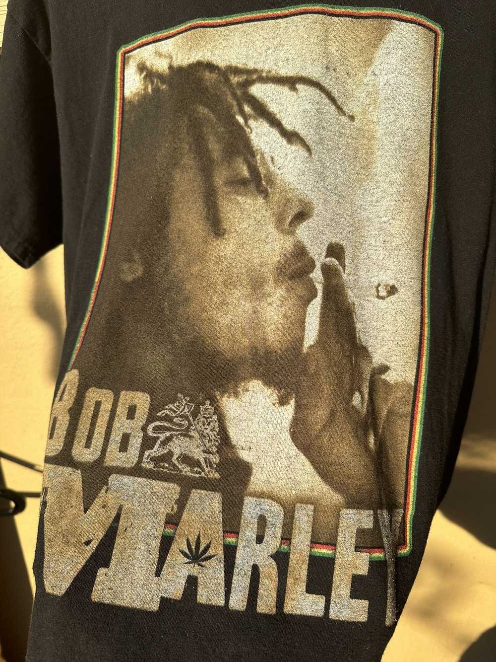 Bob Marley × Rap Tees × Vintage Vintage rare Bob … - image 3