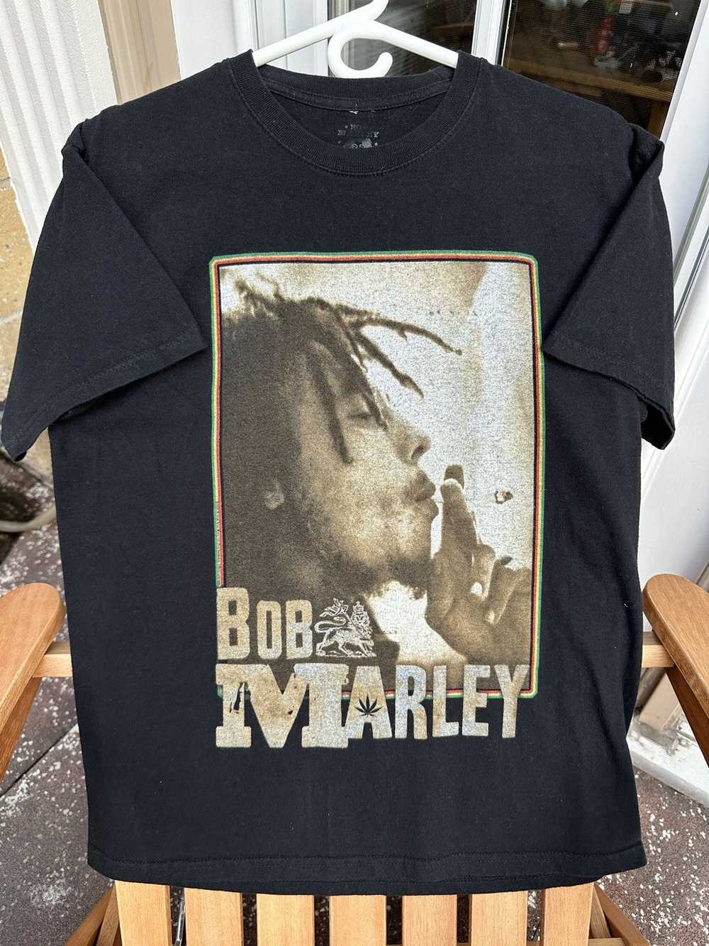 Bob Marley × Rap Tees × Vintage Vintage rare Bob … - image 4