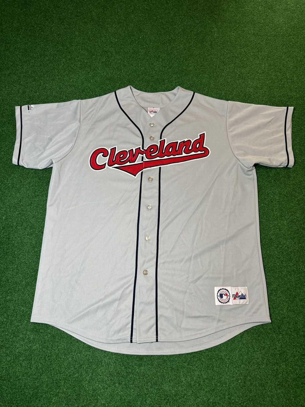 USA製 希少Cleveland Indians Majestic ジャージ USA製 希少Cleveland Indians Majestic ジャージ cleveland
