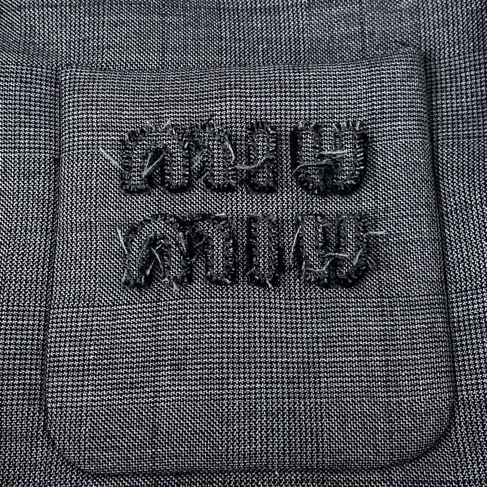 Miu Miu Miu Miu Womens Tailored Gray Blazer Jacke… - image 4