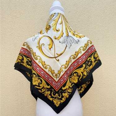 Vintage Celine Silk Scarf, Celine Silk Muffler, Vinta… - Gem