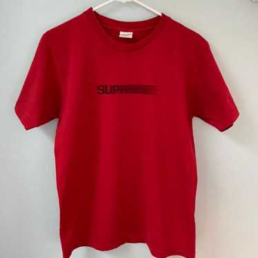 Buy Supreme Motion Logo Tee 'Red' - SS20T75 RED | GOAT