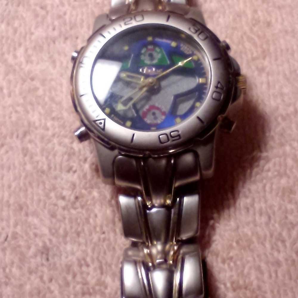 Vintage BUM equipment analog chronograph watch 377 buem 1676 v360