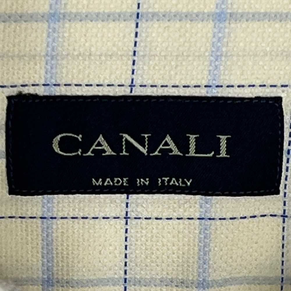 Canali Canali Made In Italy Men's 100% Cotton Dre… - image 4