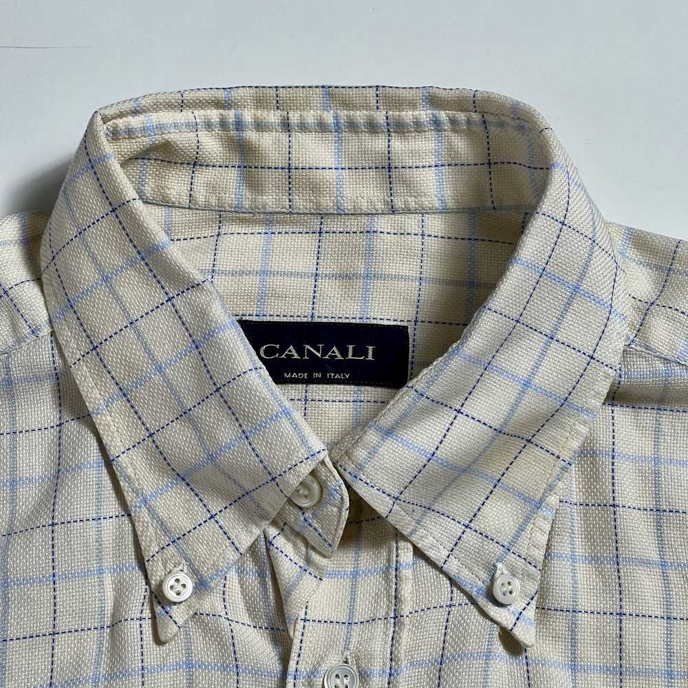 Canali Canali Made In Italy Men's 100% Cotton Dre… - image 6