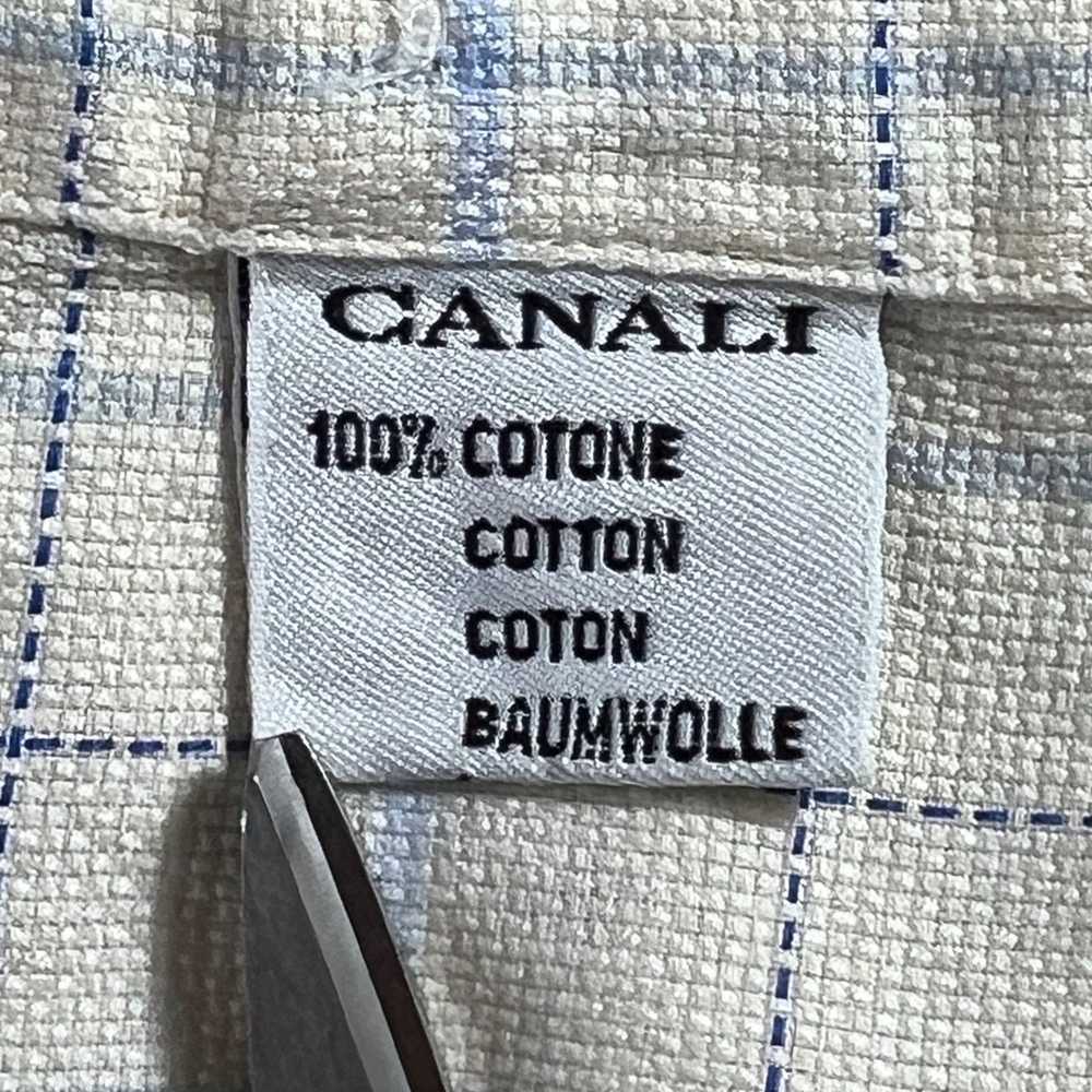 Canali Canali Made In Italy Men's 100% Cotton Dre… - image 7