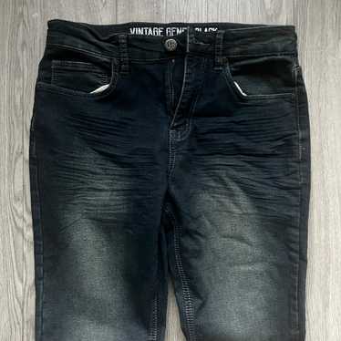 【未使用品】DURBAN PRIM Slim Fit ブラック無地 94A6 DKNY Men's Bedford Denim Slim Fit Jeans Cotton Blue Mountain