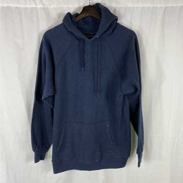 50s 60s 【BIG SIZE】 vintage sweat hoodie Vintage 1960s Hoodie S Navy Blue USA College Sweatshirt Rare