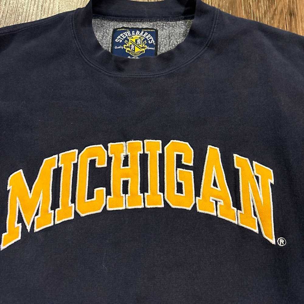 Vintage University of Michigan Steve & Barrys Swe… - image 2