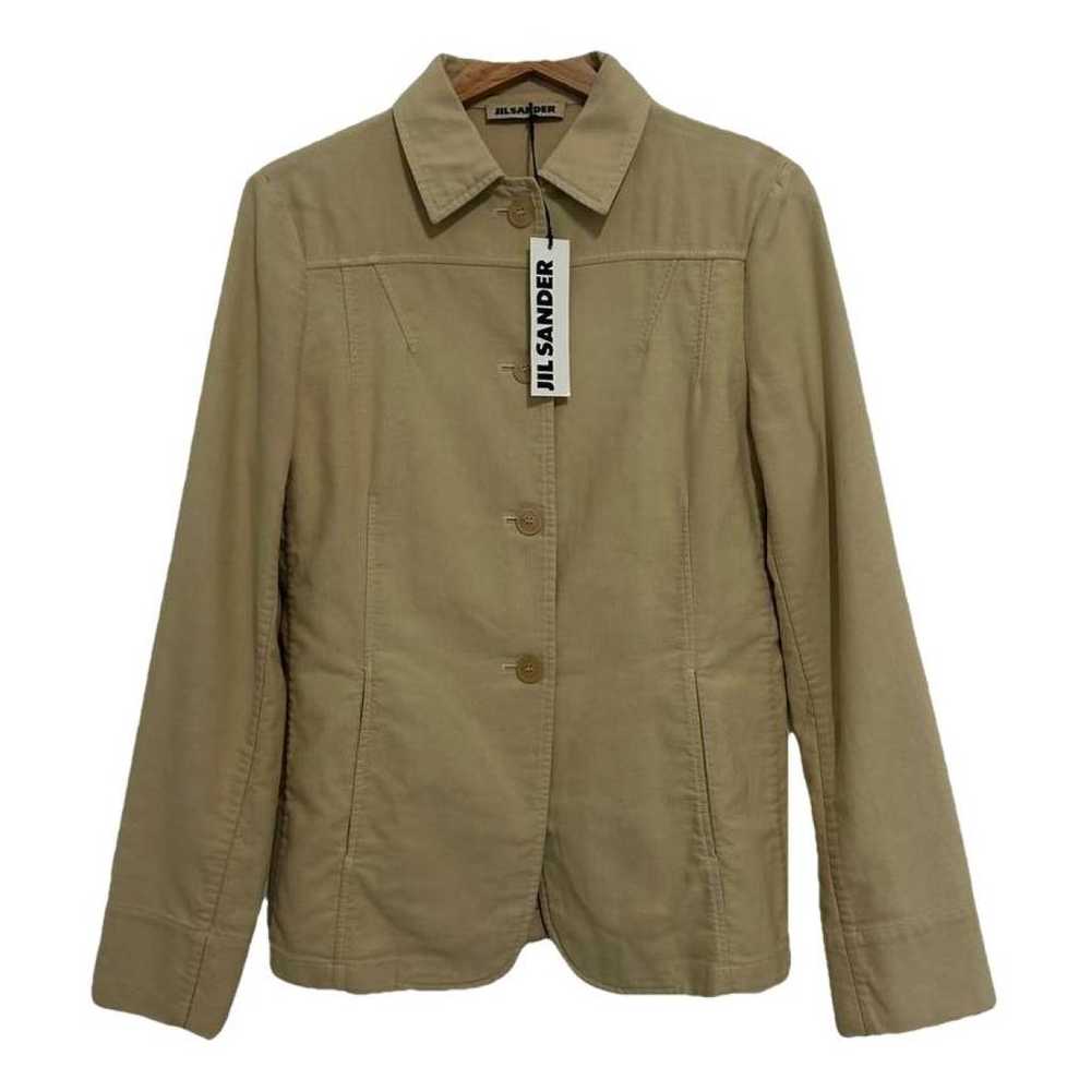 ジャケット・アウター JIL SANDER 00s archive corduroy jacket 90's] Old JIL SANDER Leather Jacket Size.48