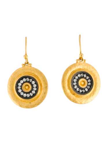 Gurhan Black Rhodium Plated, Bonded 24K Yellow Go… - image 1