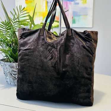 バッグ PRADA 90s vintage suede hand bag Vintage prada suede bag - Gem