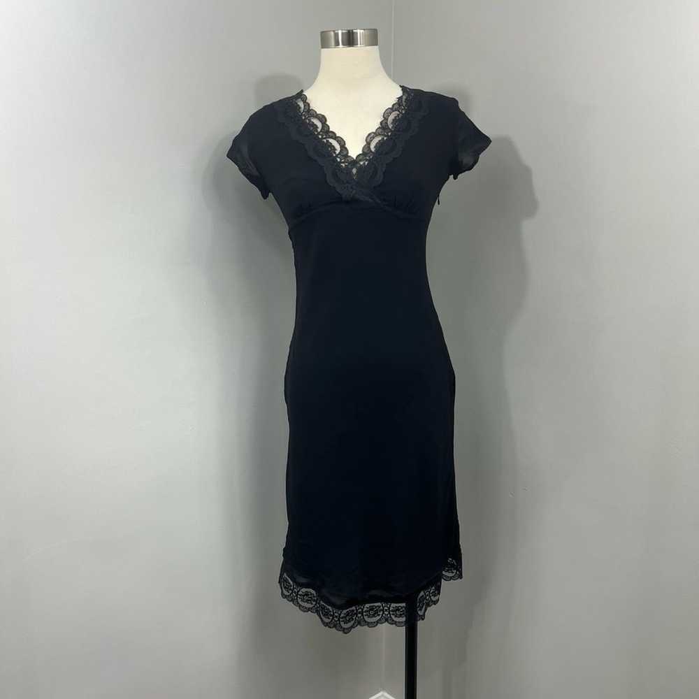 Hugo Buscati Black Lace Dress - image 1