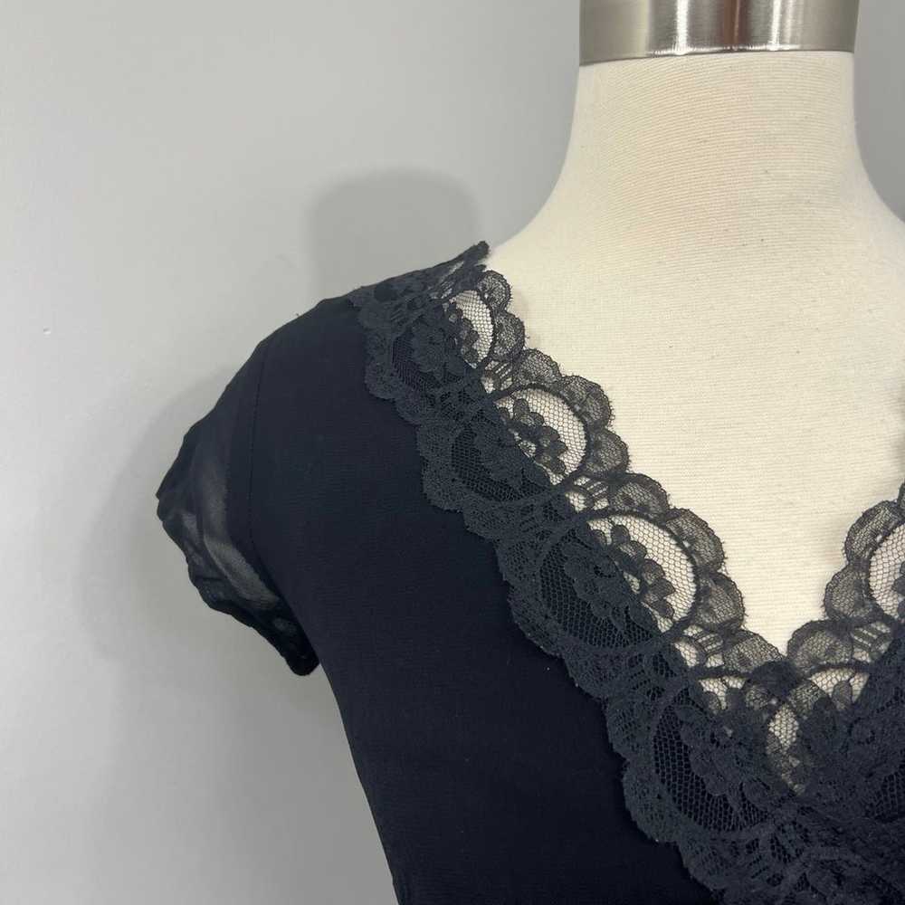 Hugo Buscati Black Lace Dress - image 2