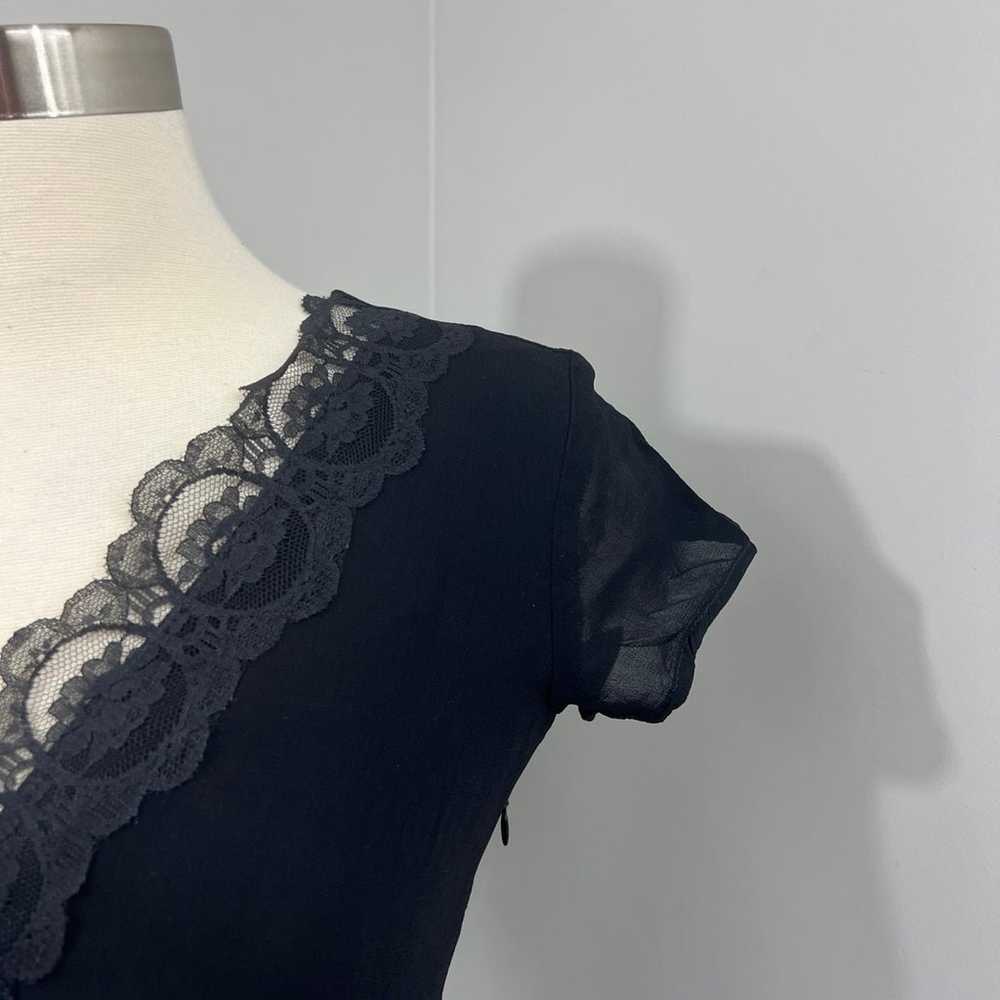 Hugo Buscati Black Lace Dress - image 3