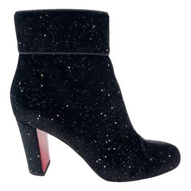 Christian Louboutin Velvet ankle boots