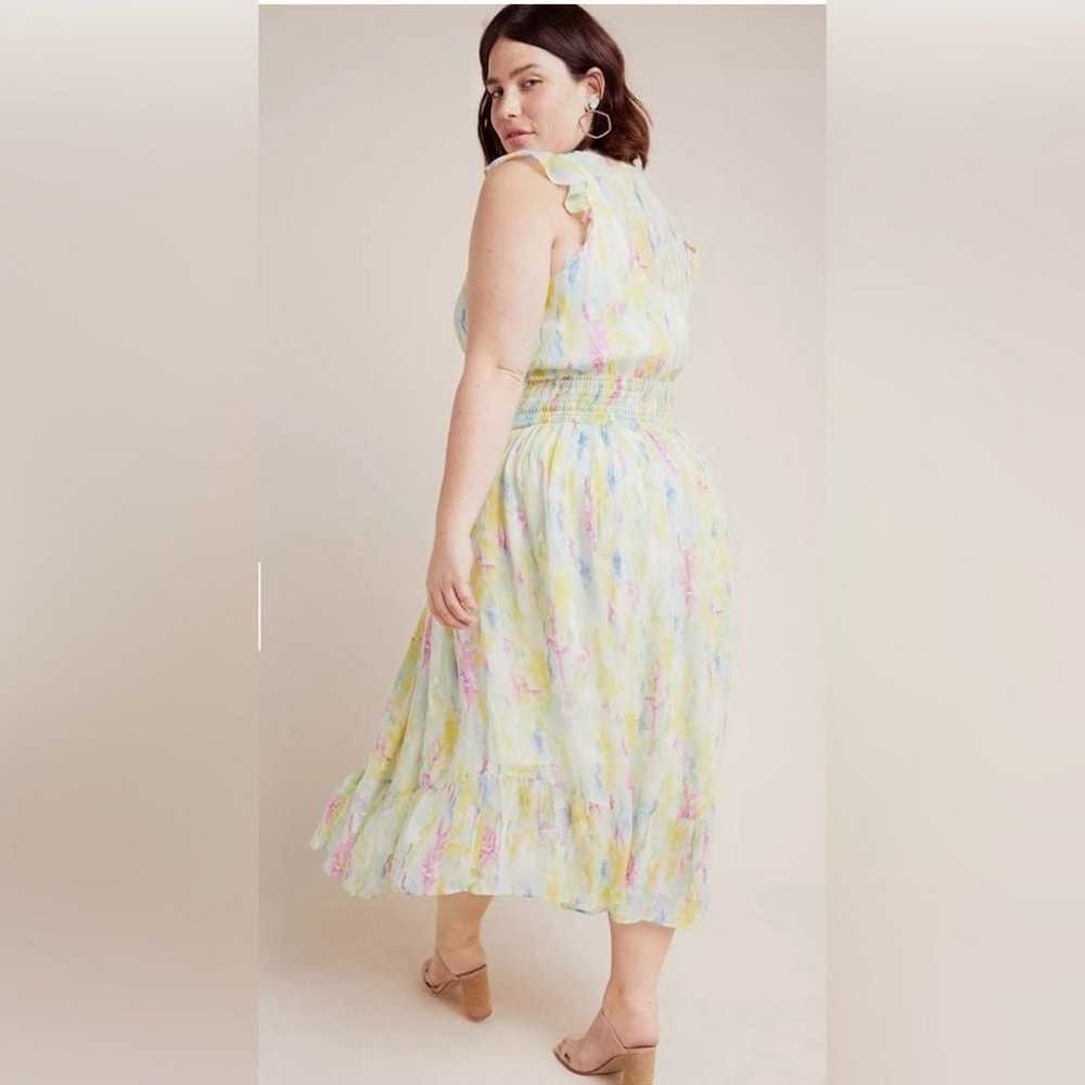 Watercolor Maxi Dress - image 2