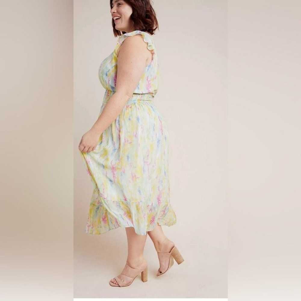 Watercolor Maxi Dress - image 5