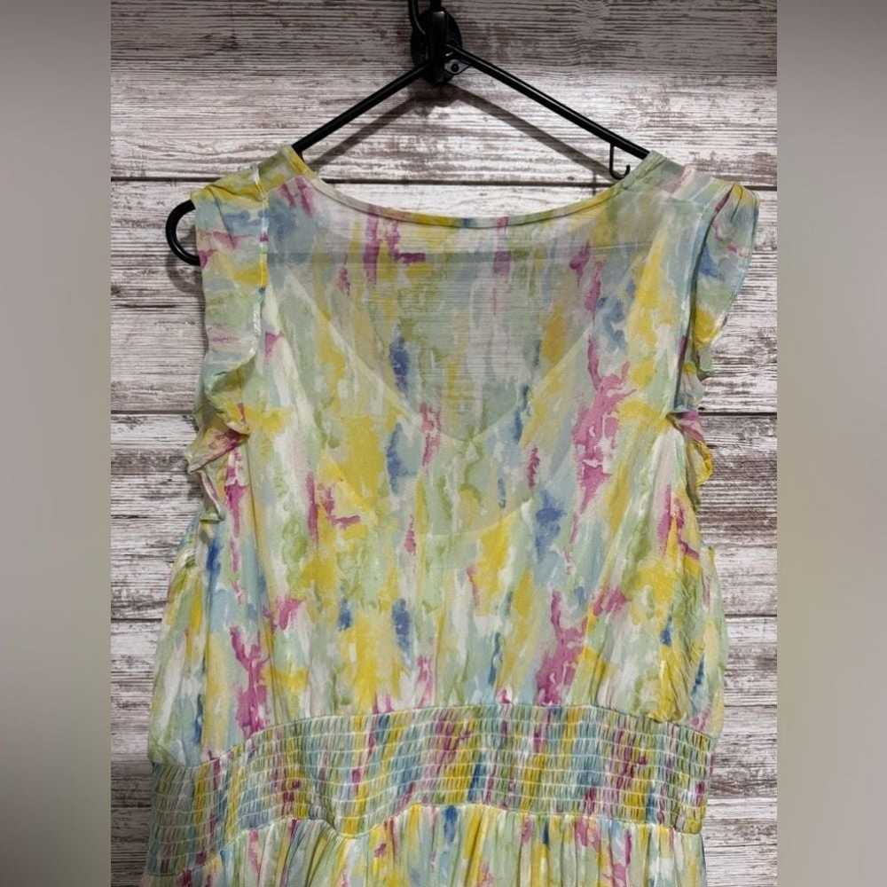 Watercolor Maxi Dress - image 6