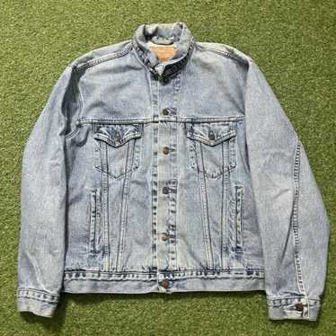 Levi's 70503 XL ダークグレー Levi's 70503-02 Black Denim Jacket 灰 L Levis リーバイス