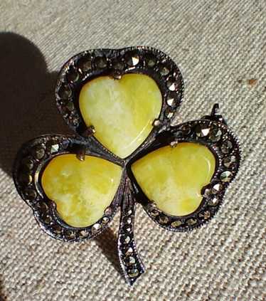 Vintage shamrock connemara marble - Gem