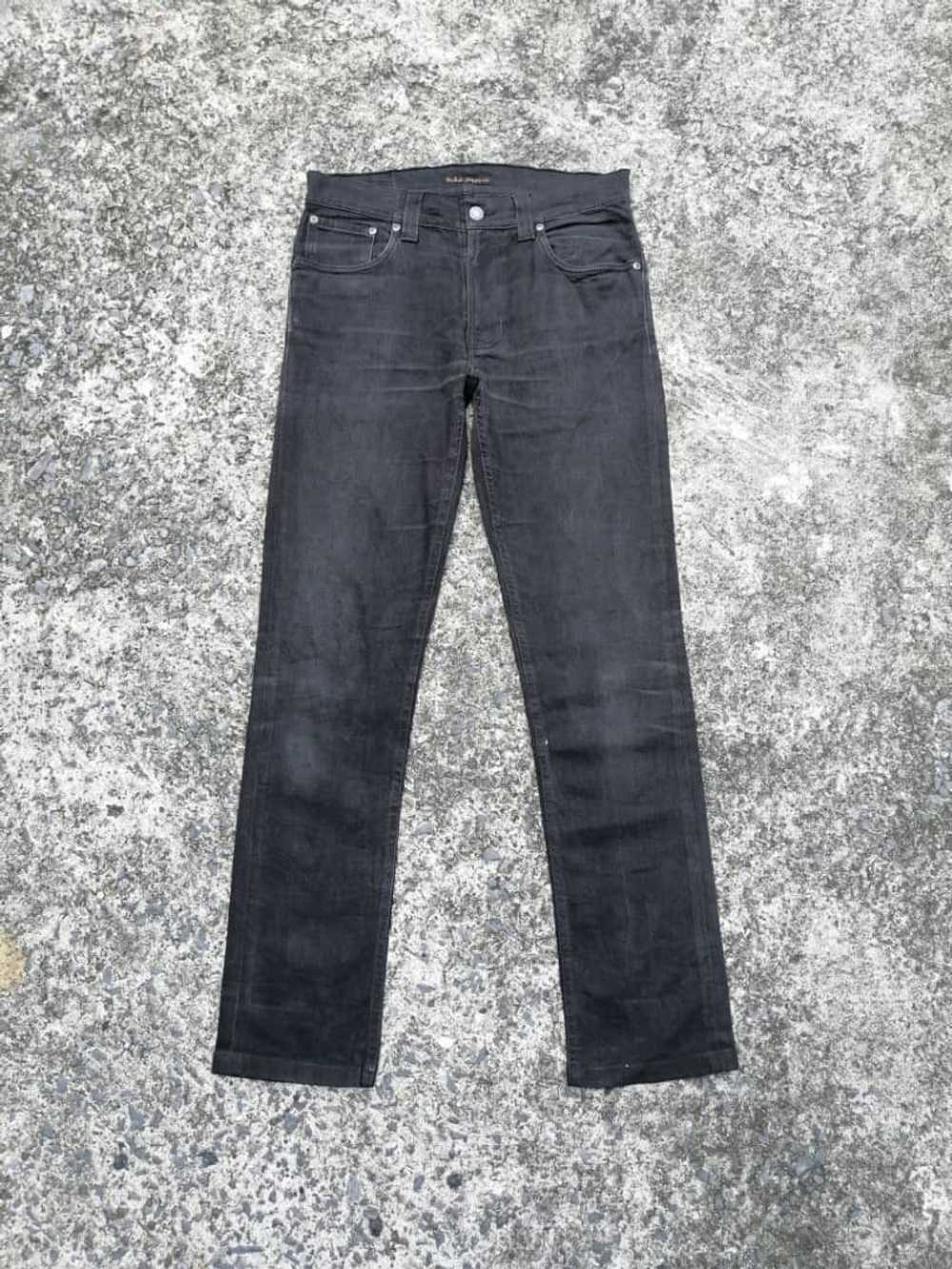 Nudie Jeans Nudie Jeans NJ3693 Thin Finn Org. Black Ring Jeans