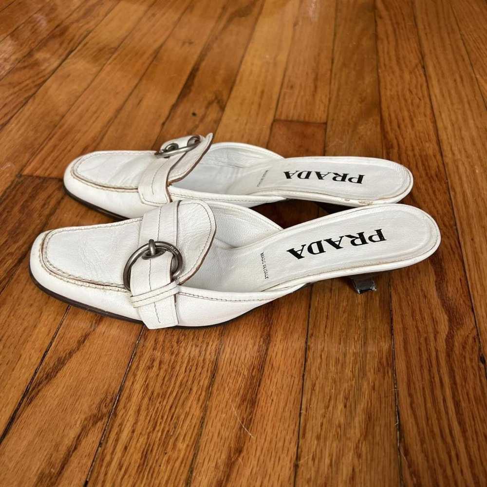 Prada Leather heels - image 3