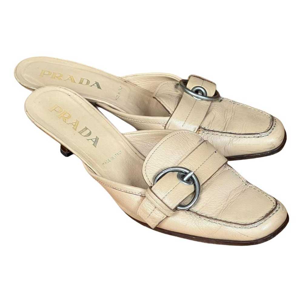 Prada Leather heels - image 1