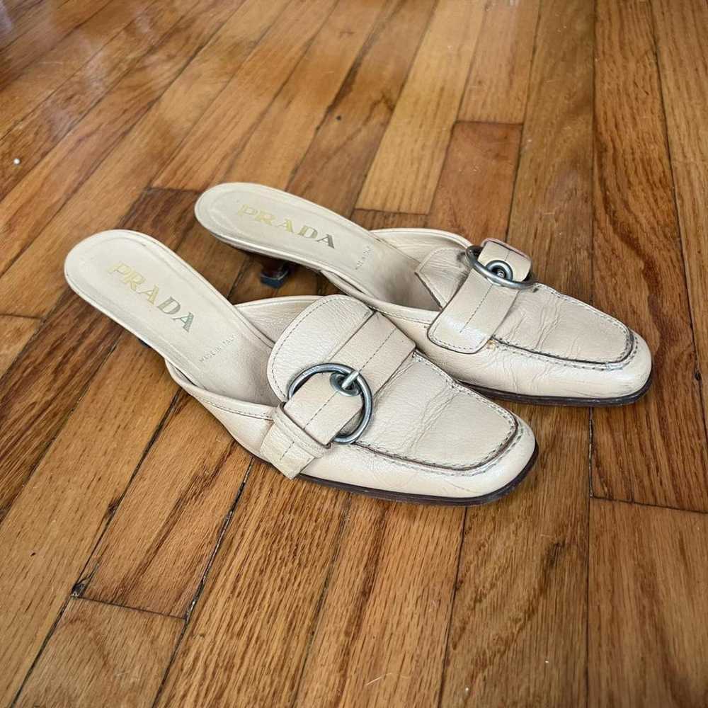 Prada Leather heels - image 3
