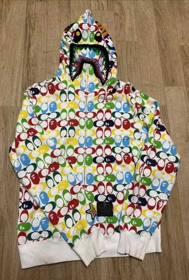 bape x coach, men, hoodie, a bathing ape, Bape x Coach Shark