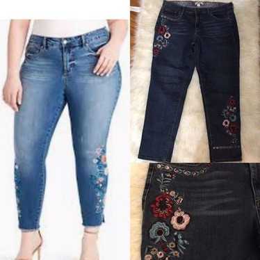 Vintage America Embroidered Jeans