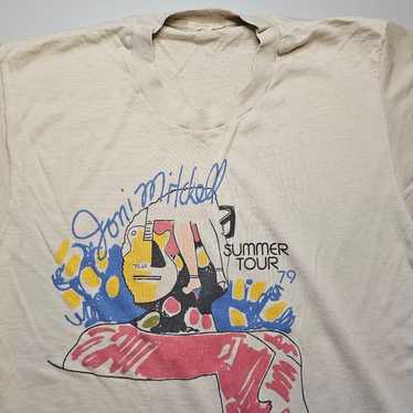 激レア Vintage Joni Mitchell ワールドツアーTシャツ 83 激レア Vintage Joni Mitchell ワールドツアーTシャツ 83 超レア