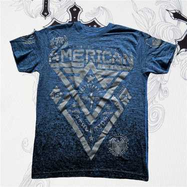 American Fighter Blue & Black Shirt Men’s Buckle S