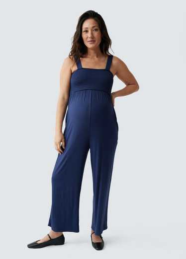 Ingrid+Isabel Smocked Bodice Maternity Jumpsuit